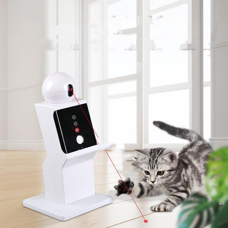 Smart Interactive Cat Robot - Motion-Activated Entertainment