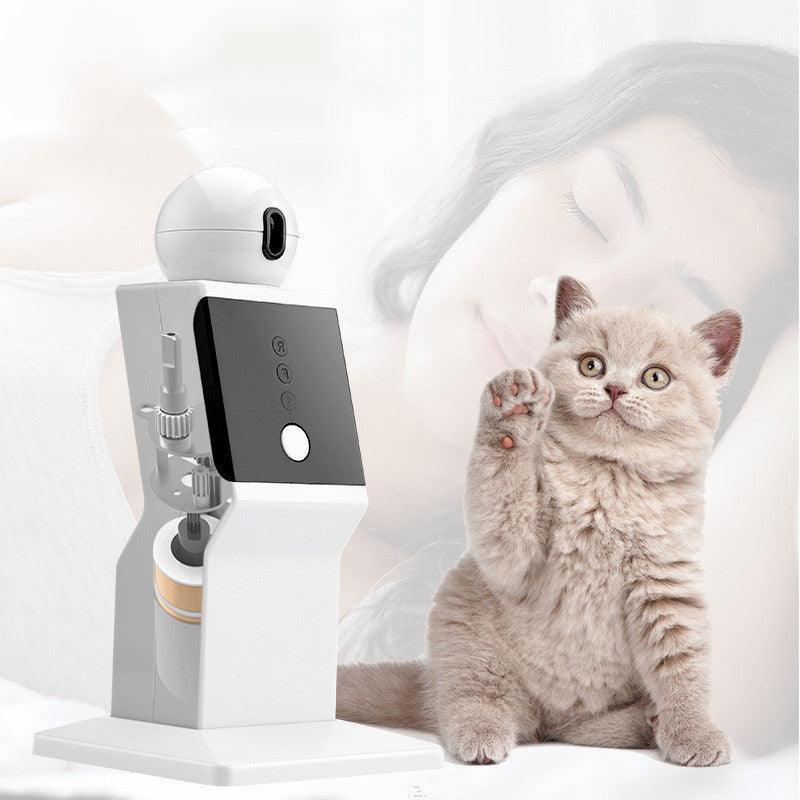 Smart Interactive Cat Robot - Motion-Activated Entertainment