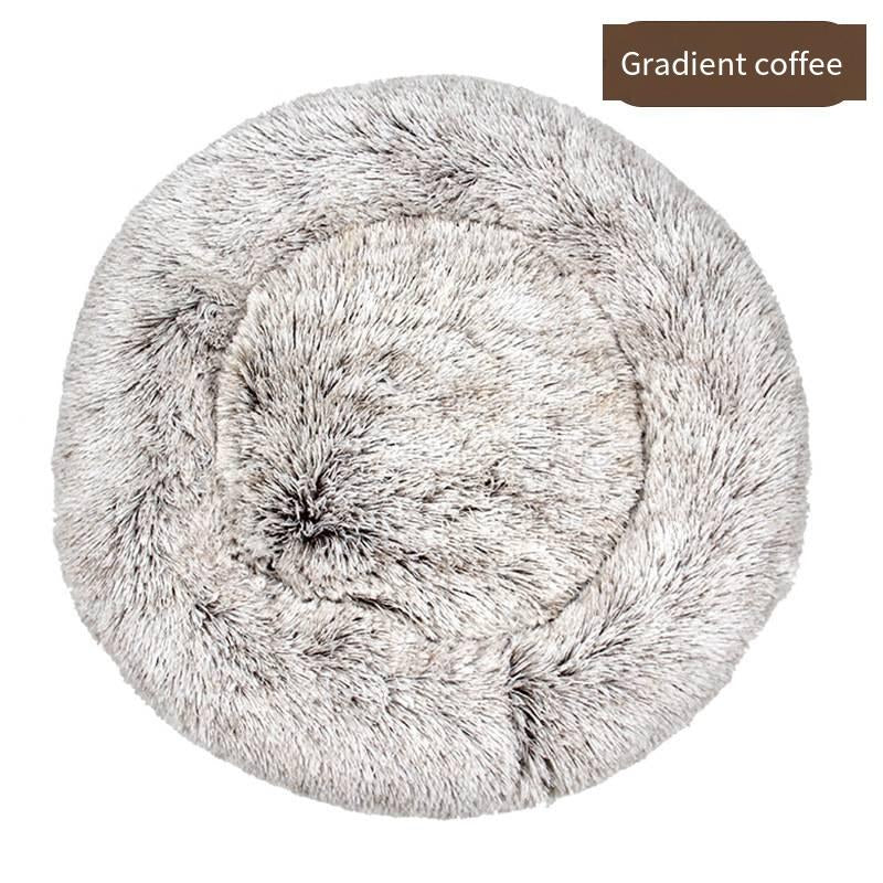 Doghouse Cathouse Plush round Pet Bed Dog Bed Winter Dog Mat Pet Bed Pet Supplies