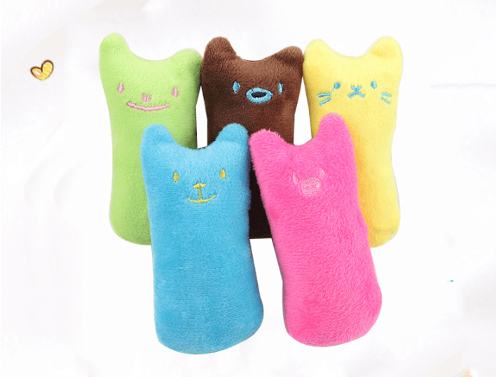 Interactive Catnip Cat Pillow Toy - Reduces Boredom & Anxiety