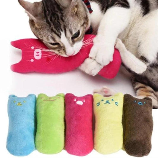 Interactive Catnip Cat Pillow Toy - Reduces Boredom & Anxiety