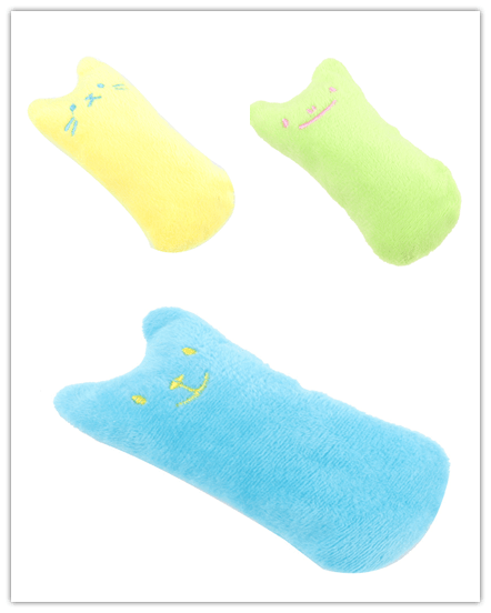 Interactive Catnip Cat Pillow Toy - Reduces Boredom & Anxiety