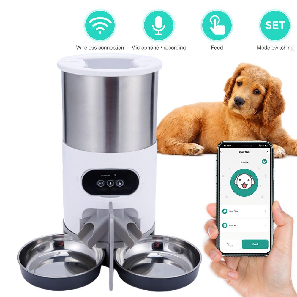 Smartpaws Remote-Controlled Pet Feeder: Automatic Food Dispenser
