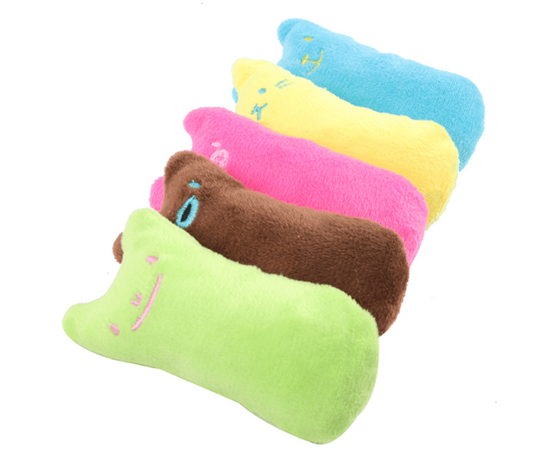 Interactive Catnip Cat Pillow Toy - Reduces Boredom & Anxiety