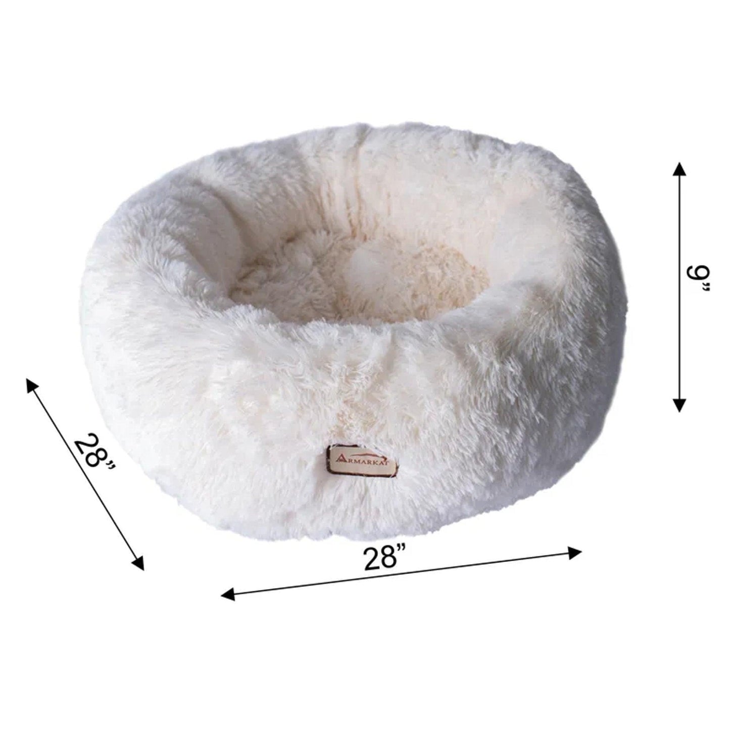 Armarkat Ultra Plush Cuddler Pet Bed 22x22x8